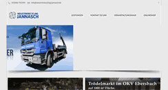 Desktop Screenshot of industrierecycling-jannasch.de